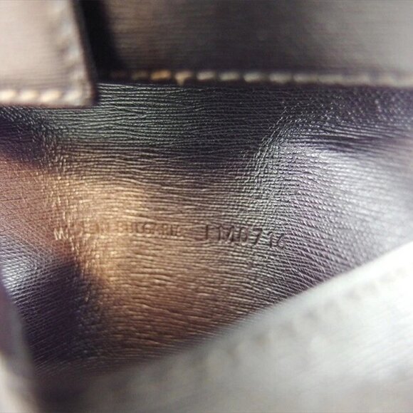 Dunhill Bifold Wallet Brown silver Women Authentic secondhand - Picture 7 of 9